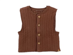 Lil Atelier vest sweat rocky road